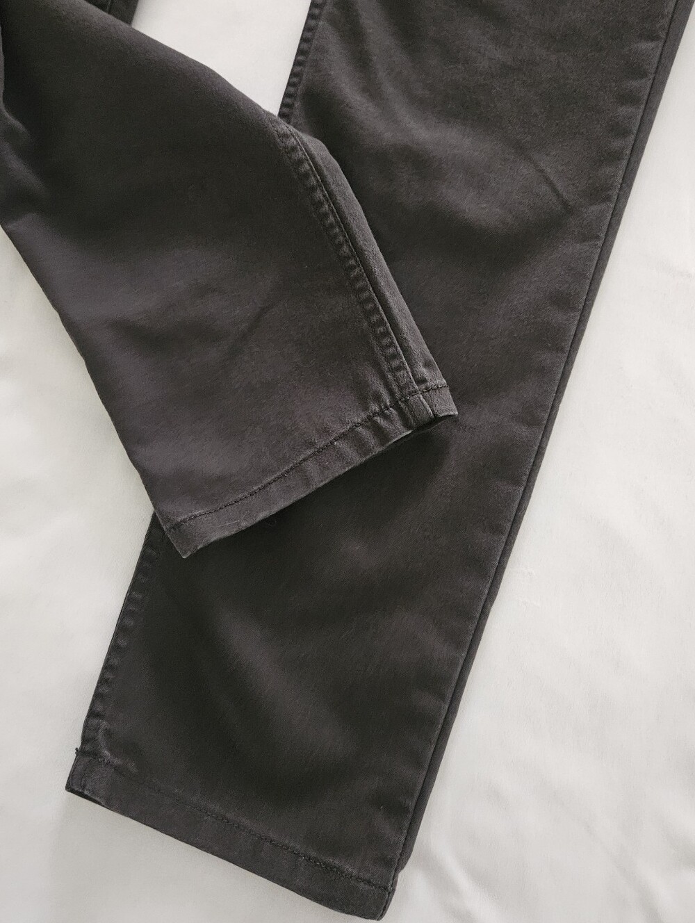 Patagonia Pinyon Pines Pants Charcoal Gray Organic Cotton Twill Size 4 - Picture 6 of 13
